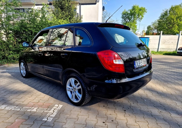 Skoda Fabia cena 17999 przebieg: 168000, rok produkcji 2008 z Wrocław małe 211